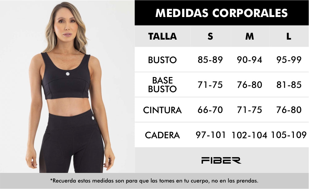 Top manga sisa escotado rosa flamenco golden FIBER
