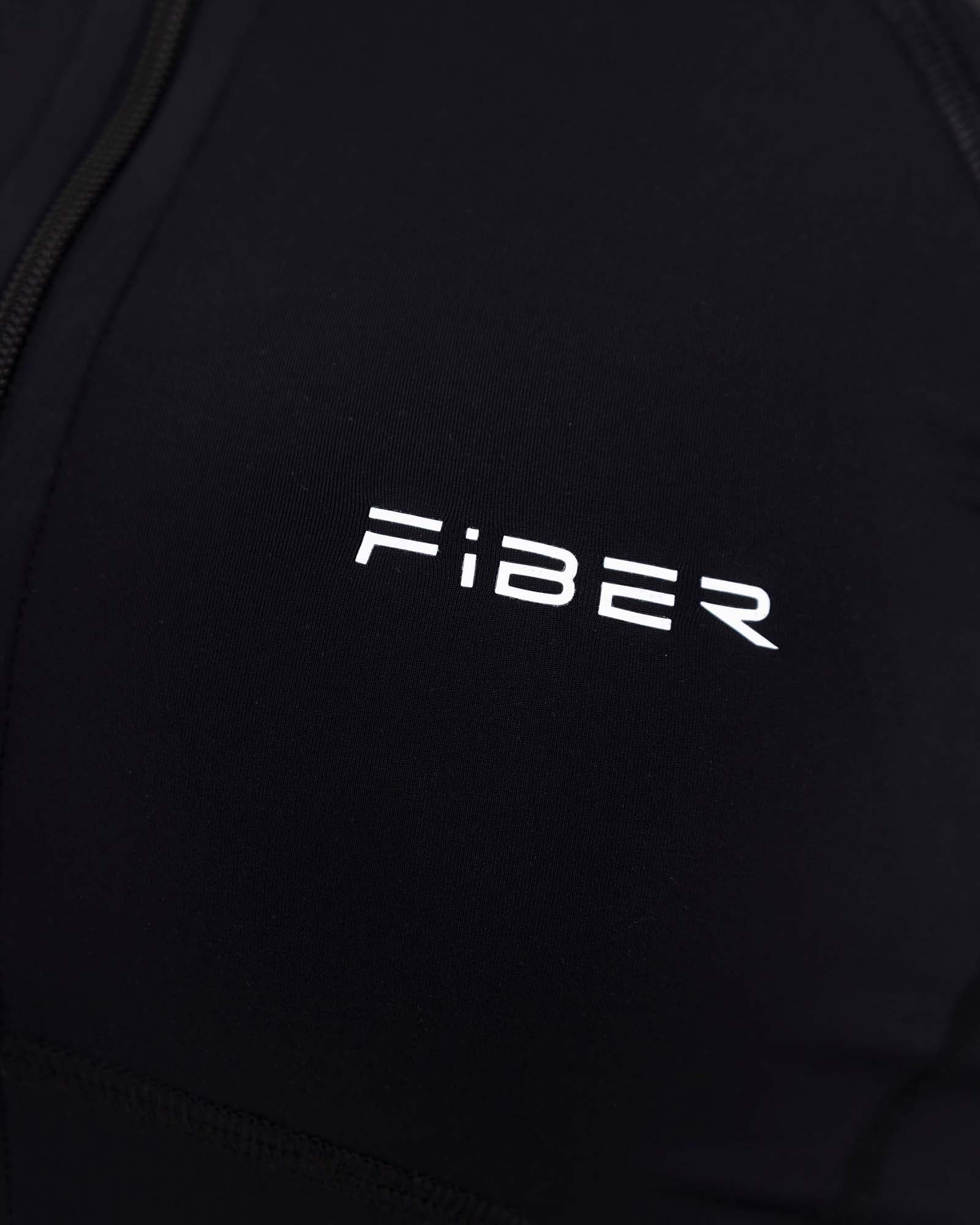 Chaqueta activewear negra eterea FIBER