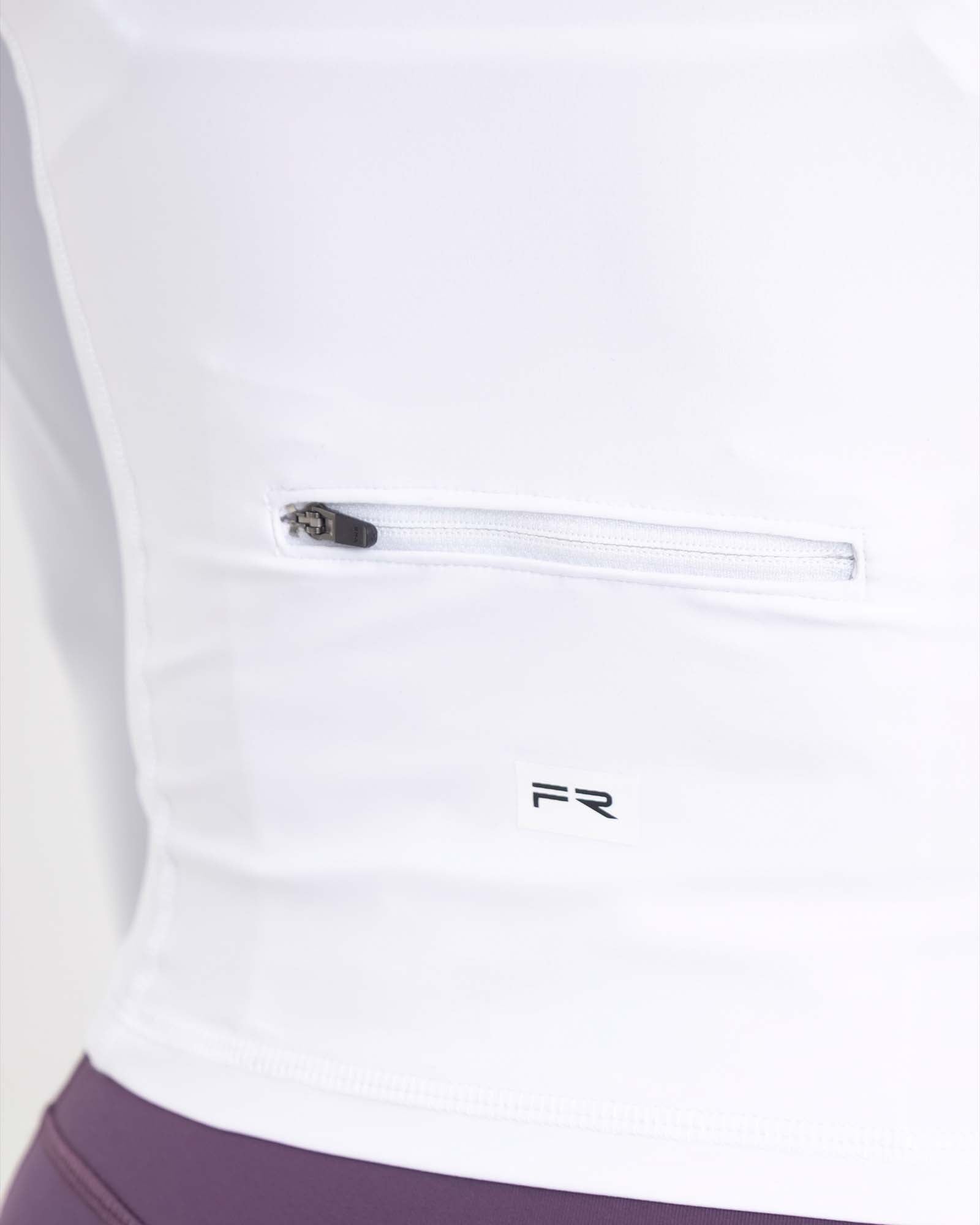 Chaqueta activewear blanco eterea FIBER