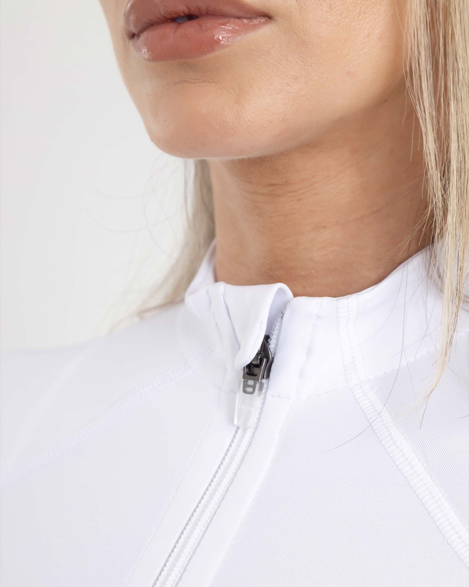Chaqueta activewear blanco eterea FIBER