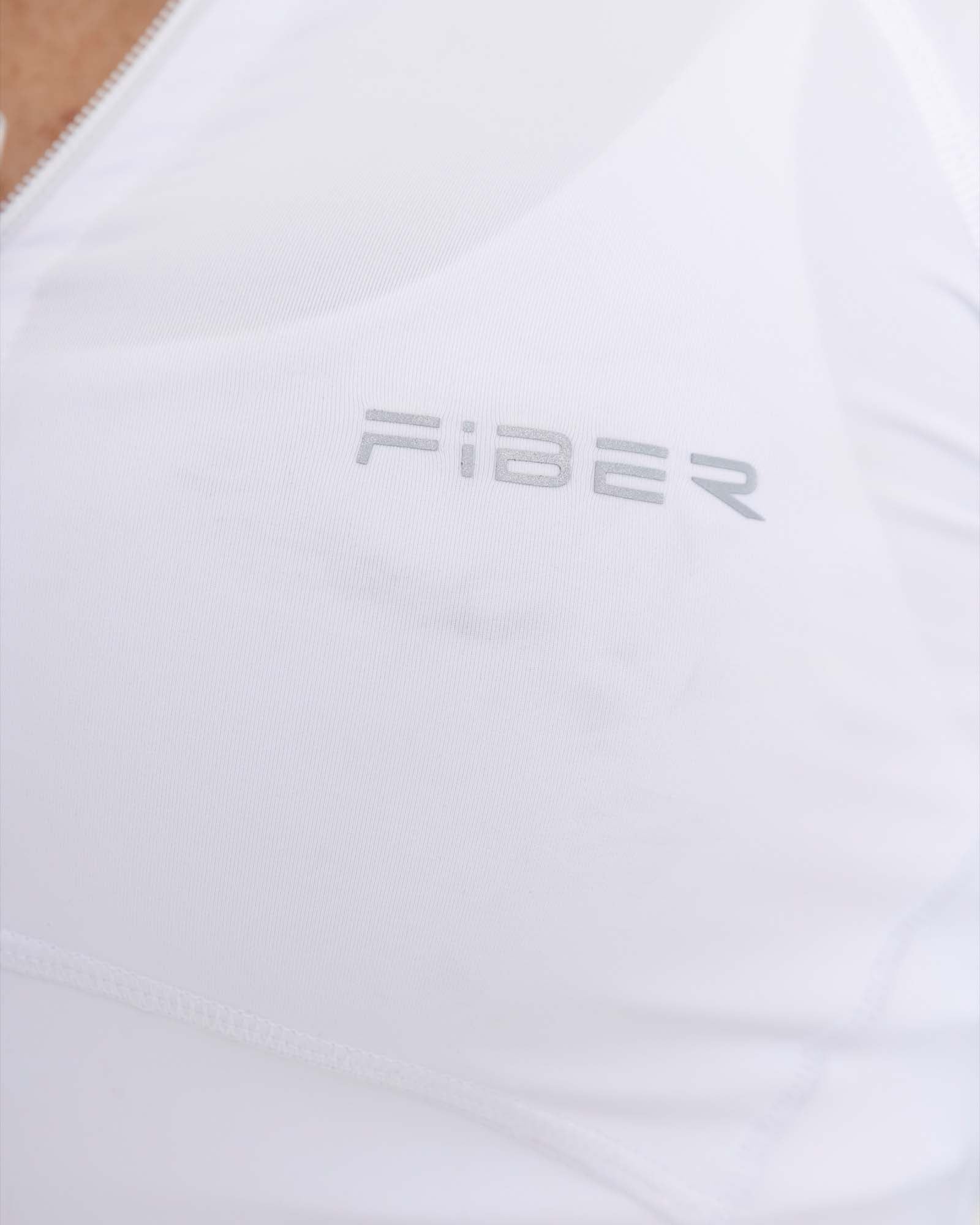 Chaqueta activewear blanco eterea FIBER