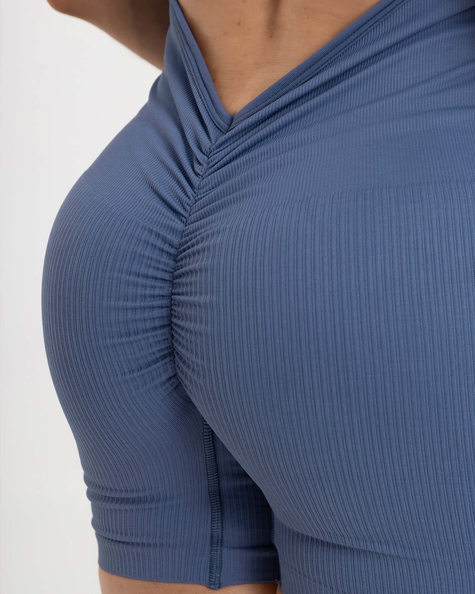 Enterizo corto push up con cierre azul almirante eterea FIBER