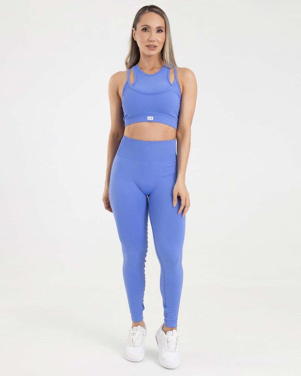 Leggings seamless eterea azul FIBER
