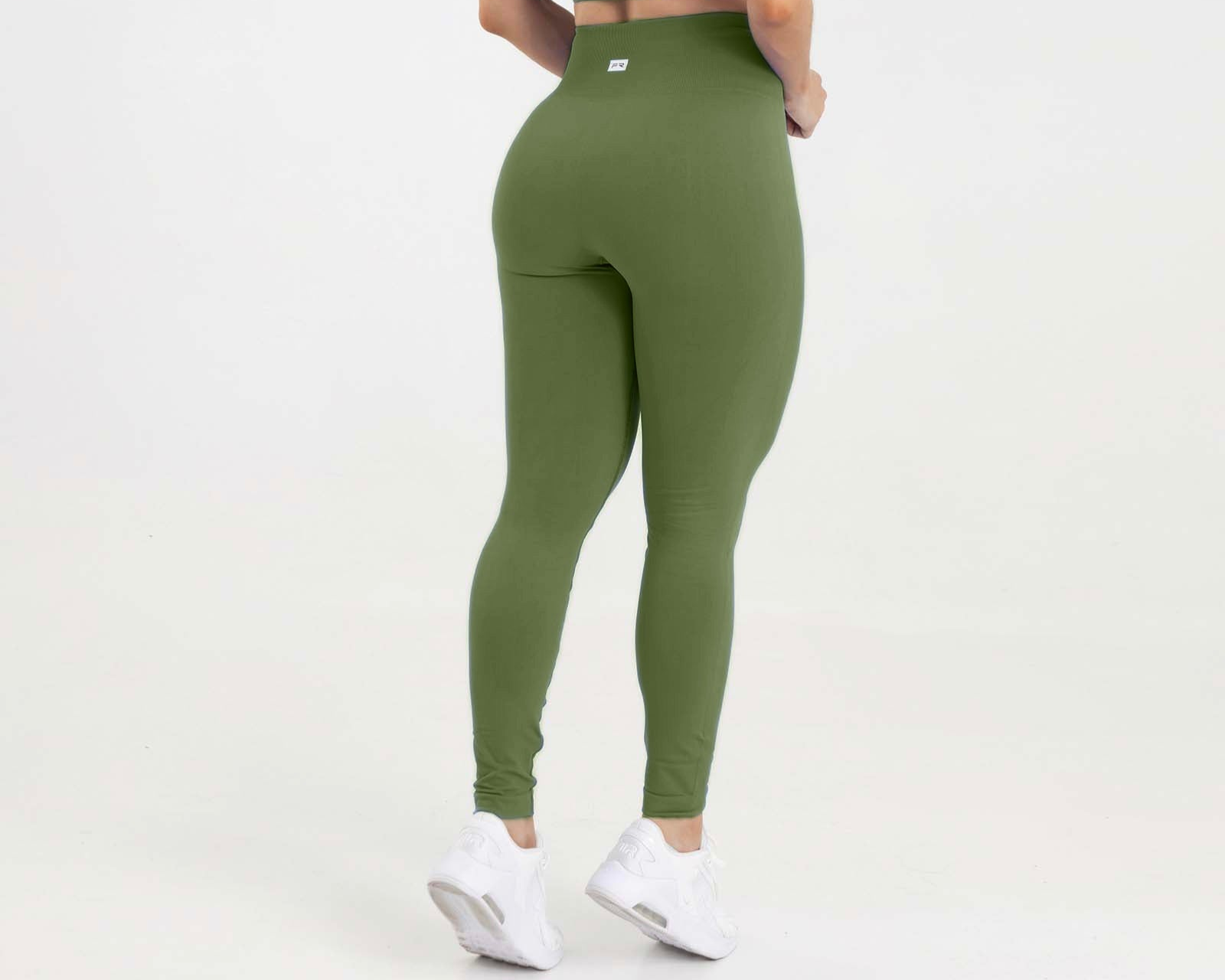 Leggings seamless eterea verde oliva FIBER