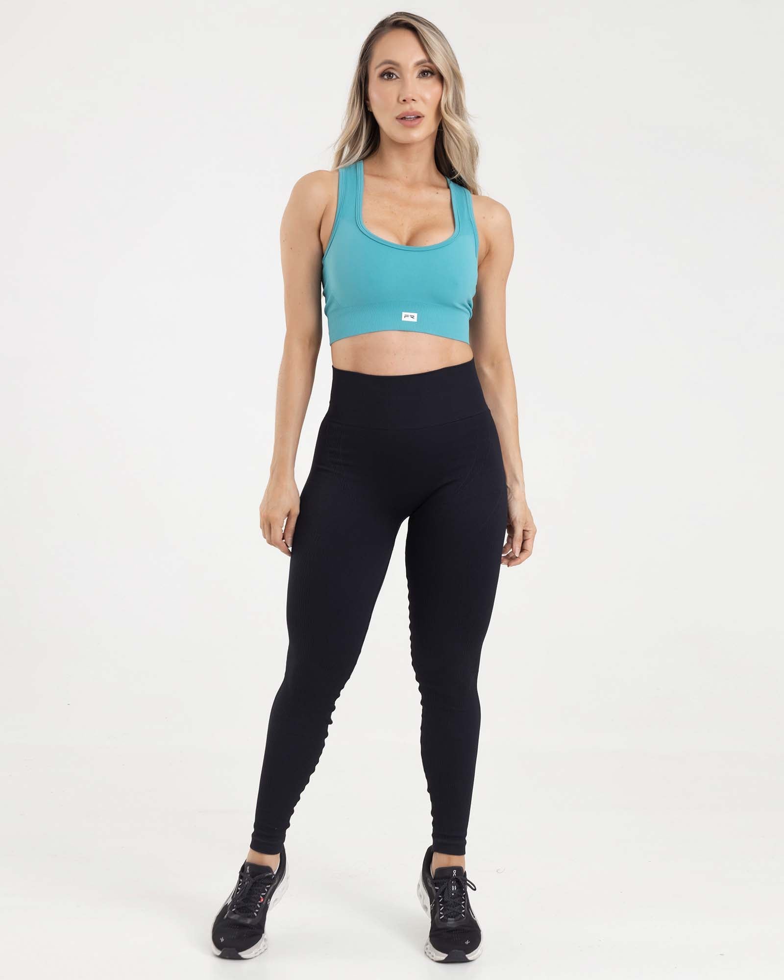Leggings seamless shapes negro eterea FIBER