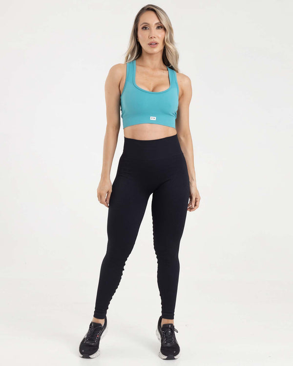 Leggings seamless shapes negro eterea FIBER