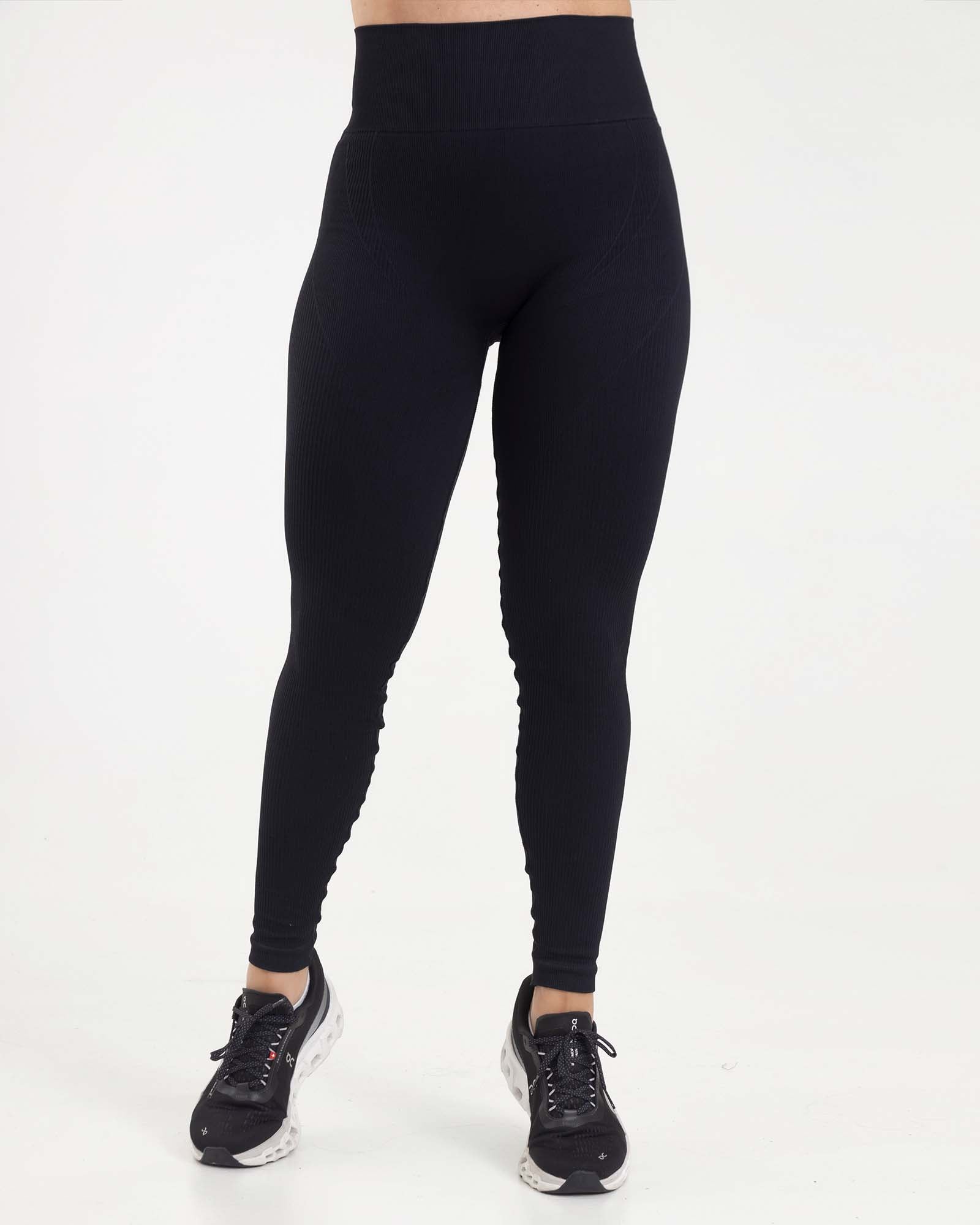 Leggings seamless shapes negro eterea FIBER
