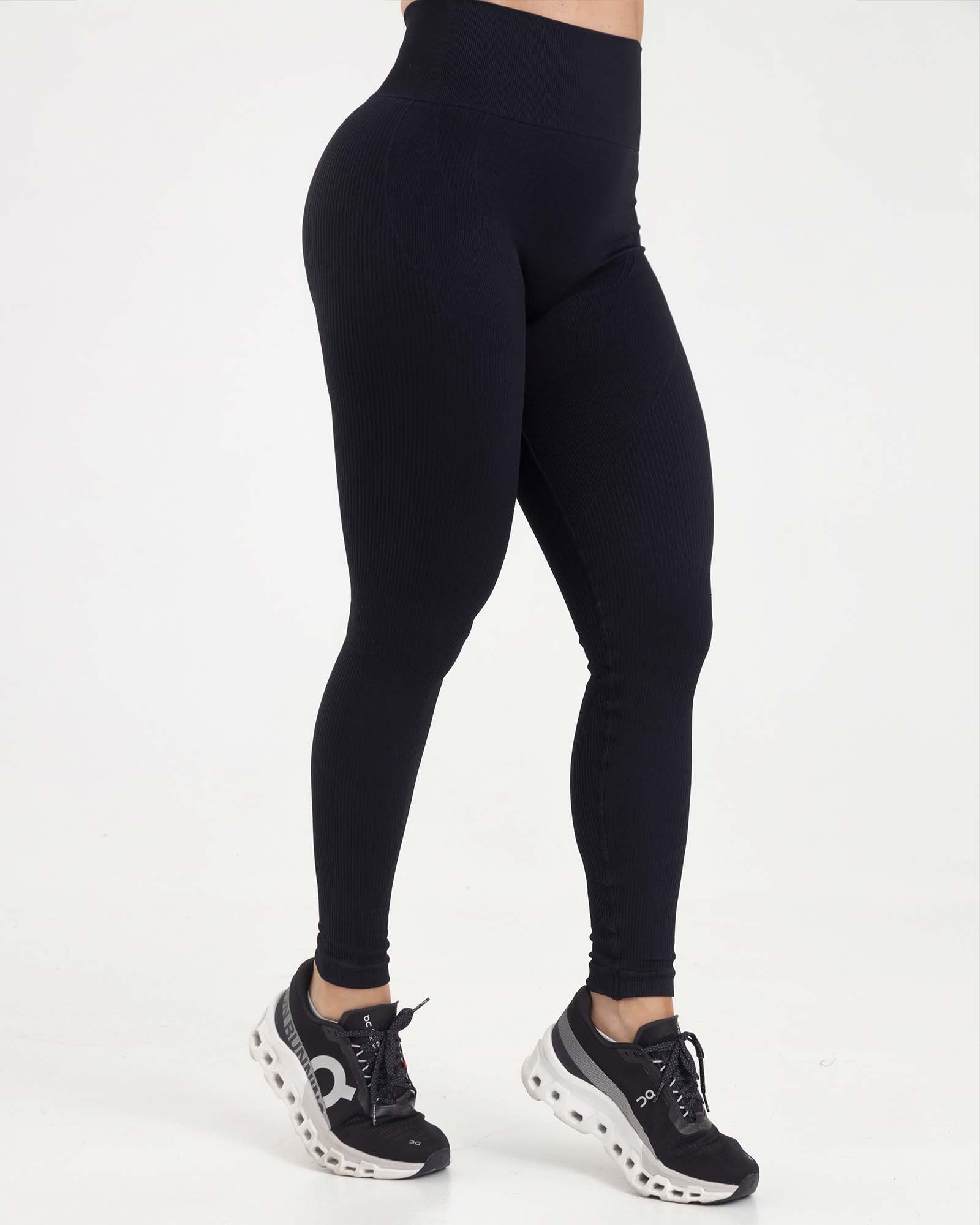 Leggings seamless shapes negro eterea FIBER