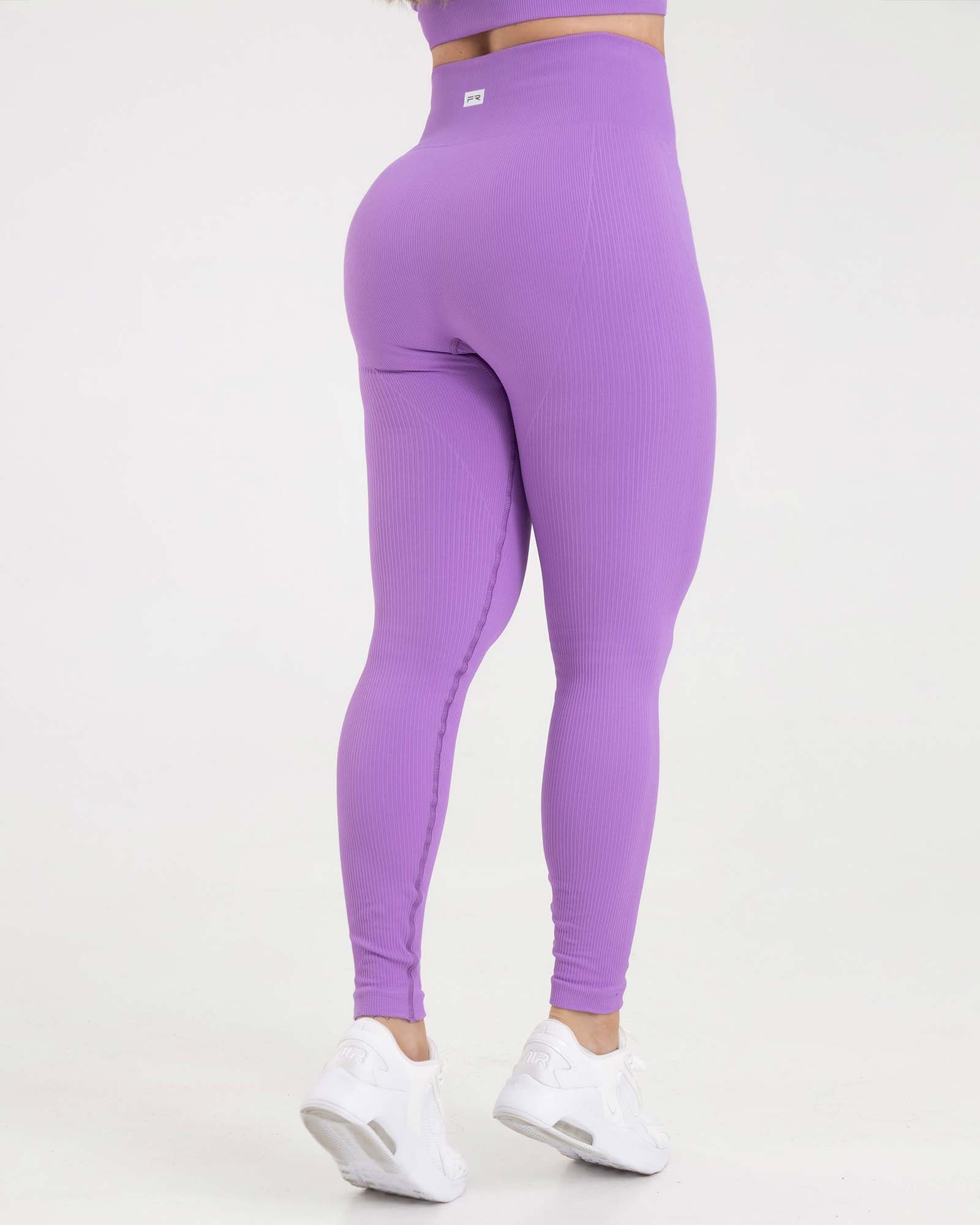 Leggings seamless shapes morado eterea FIBER