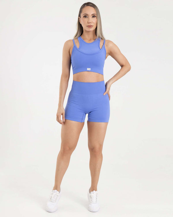 Short seamless azul eterea FIBER