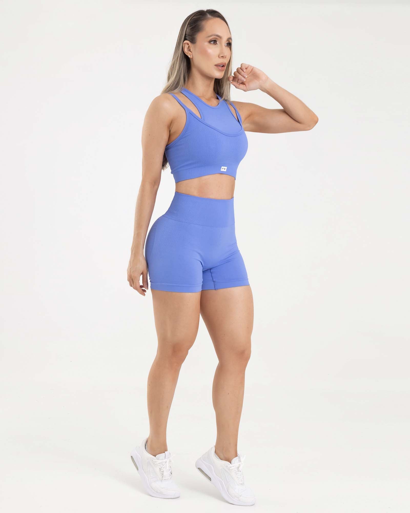 Short seamless azul eterea FIBER