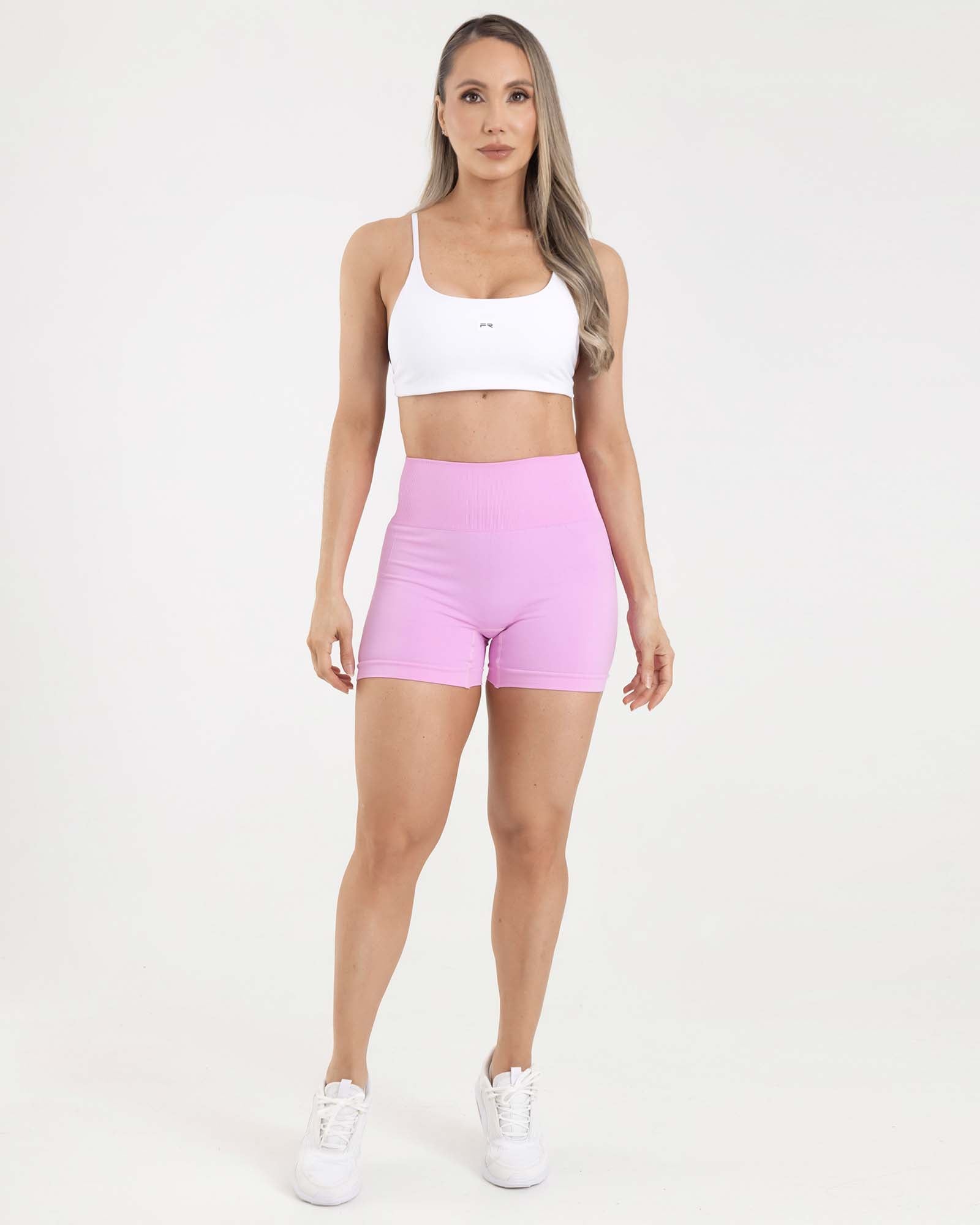 Short seamless rosa malvania eterea FIBER