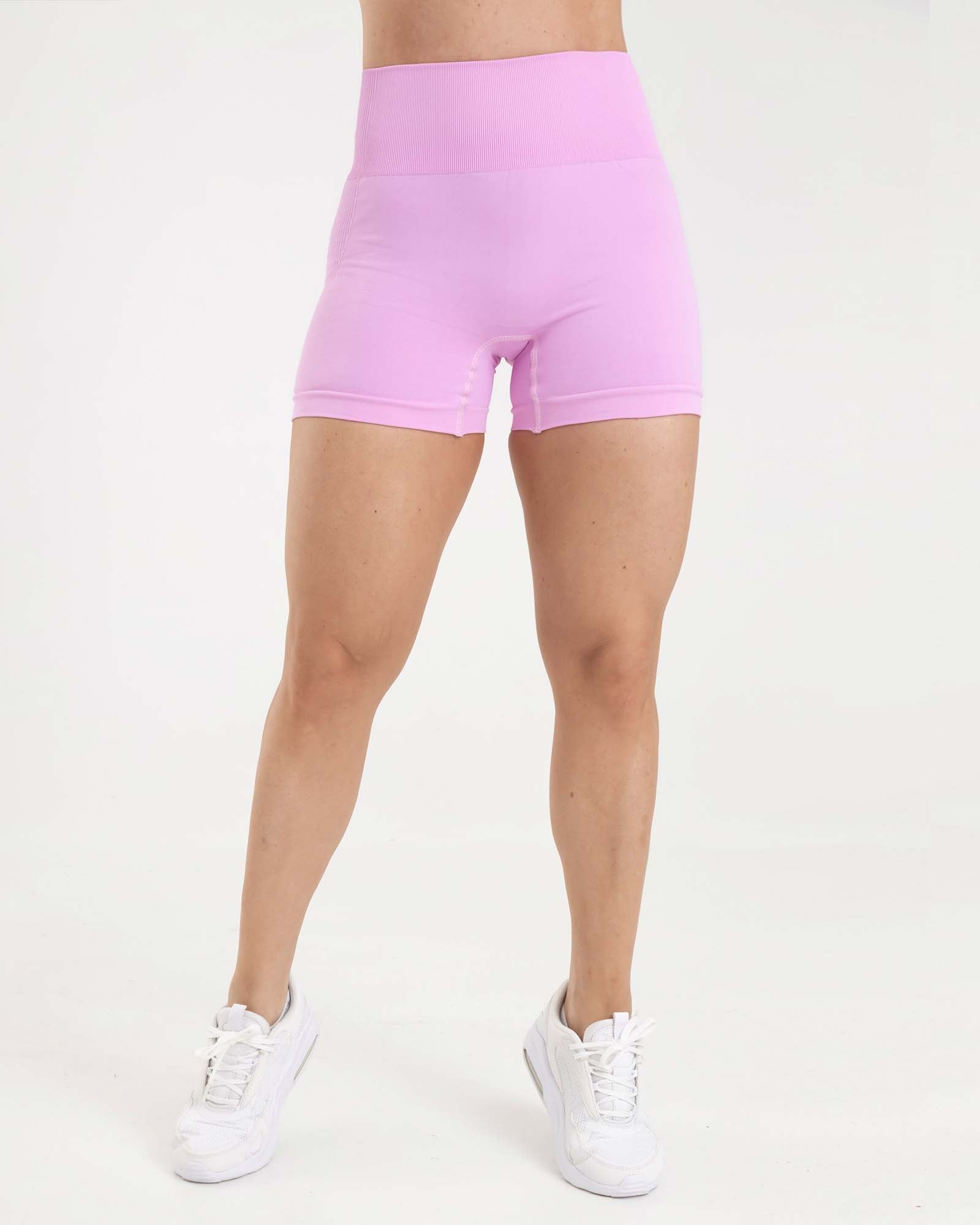 Short seamless rosa malvania eterea FIBER