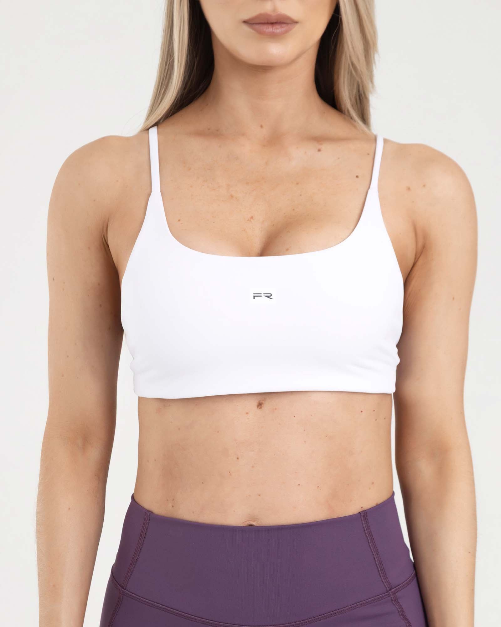 Top manga sisa blanco eterea FIBER