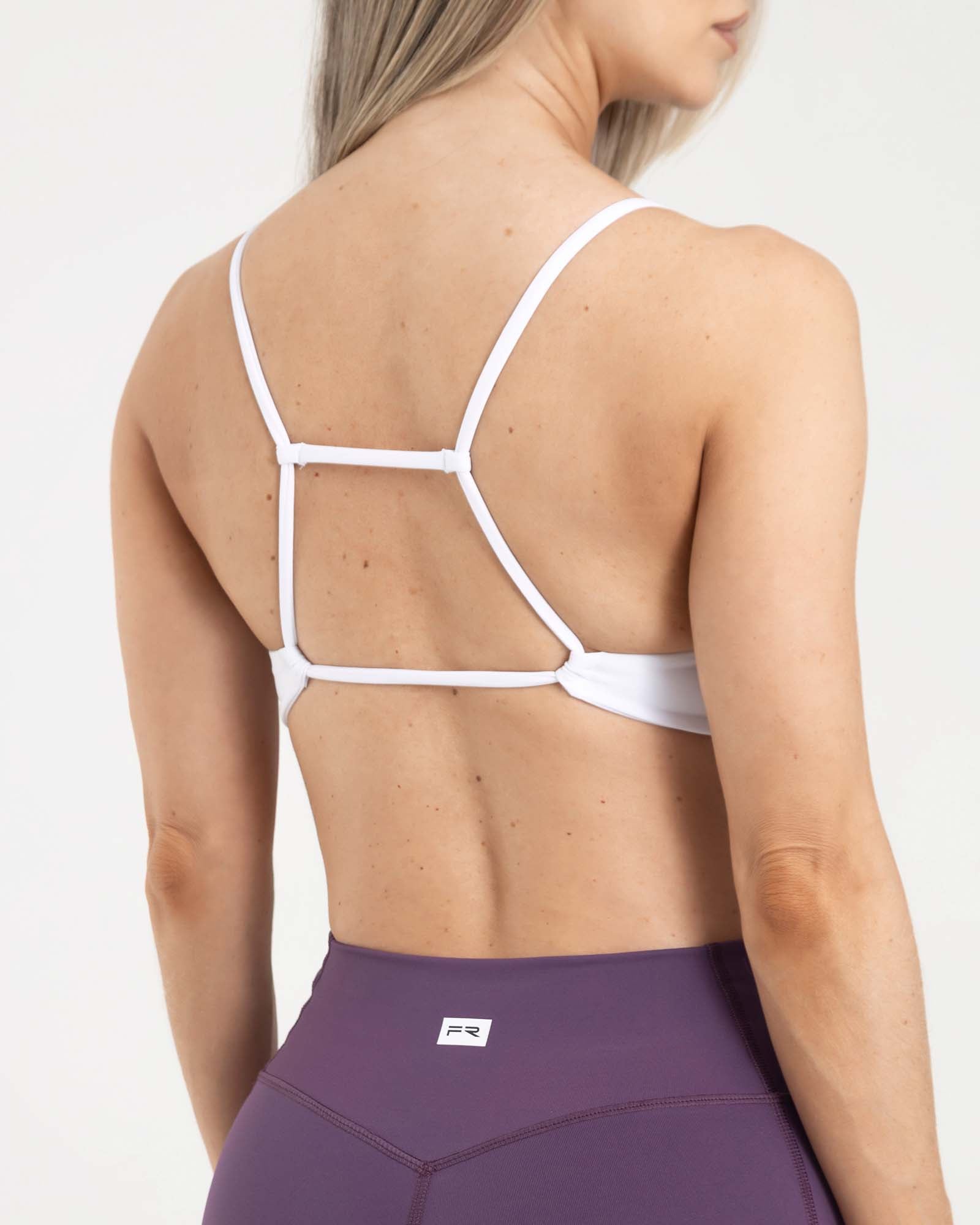 Top manga sisa blanco eterea FIBER