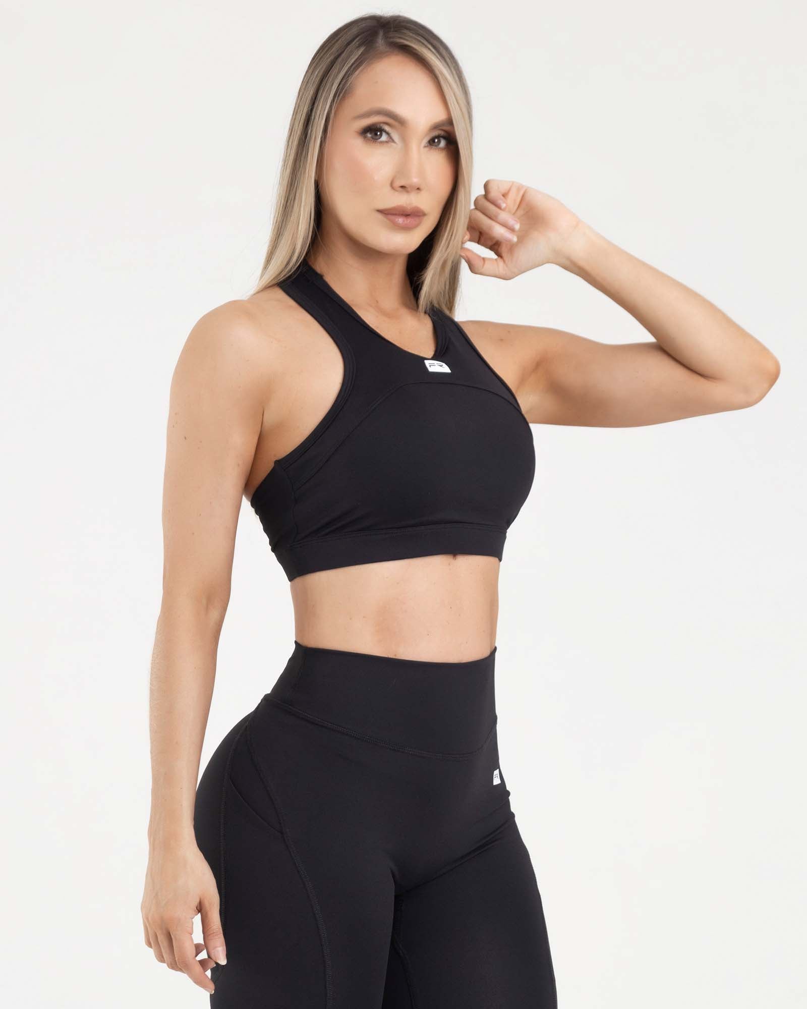Top manga sisa negro eterea FIBER