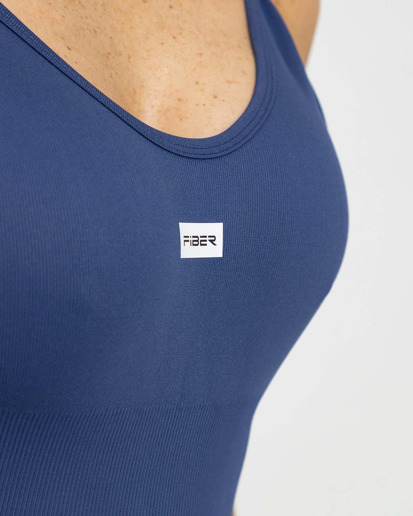 Enterizo largo seamless deep core azul oscuro level up FIBER