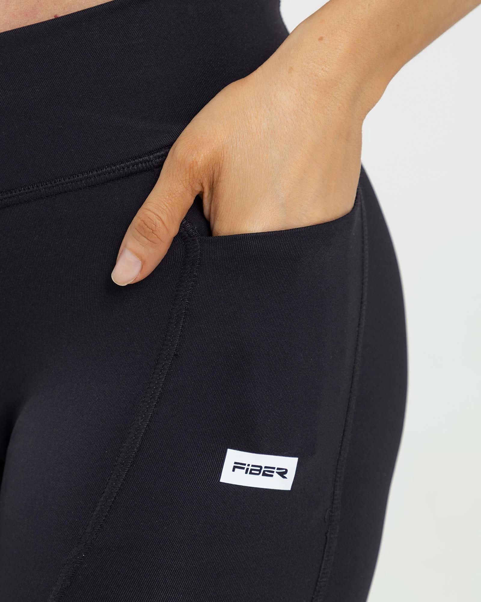 Leggings boost negro level up FIBER