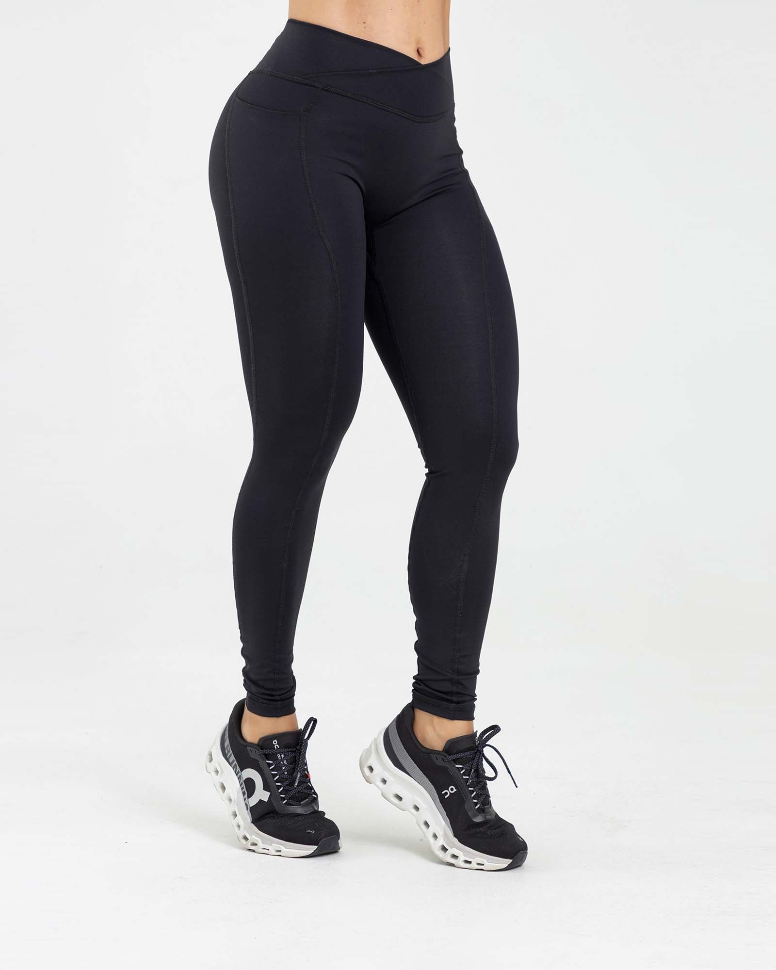 Leggings boost negro level up FIBER