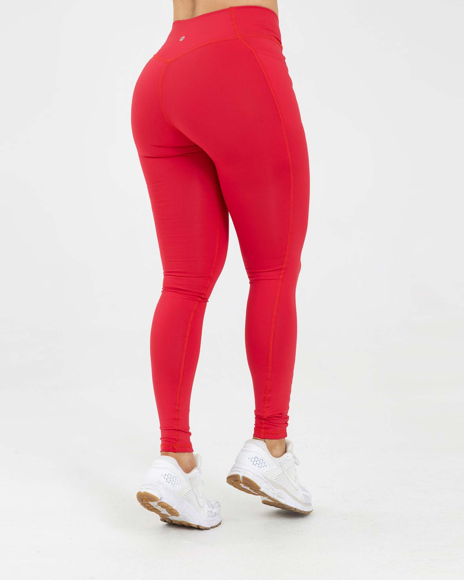 Leggings boost rojo escarlata sube de nivel FIBRA