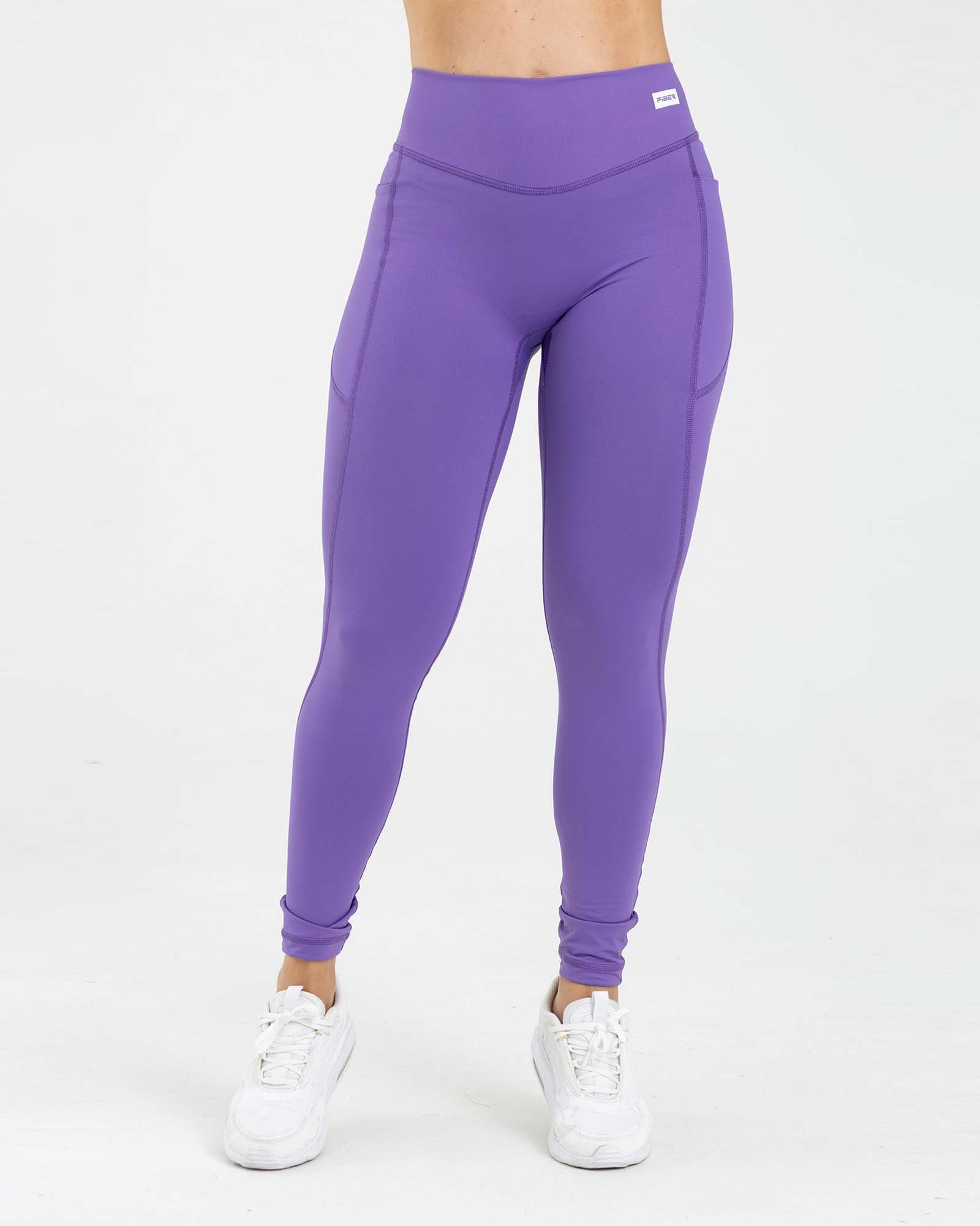 Leggings mueven el nivel lavanda morado FIBRA