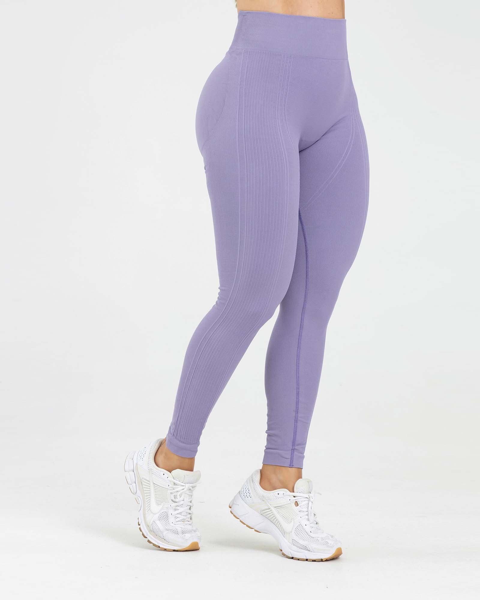 Leggings sin costuras esculpir lila subir de nivel FIBRA
