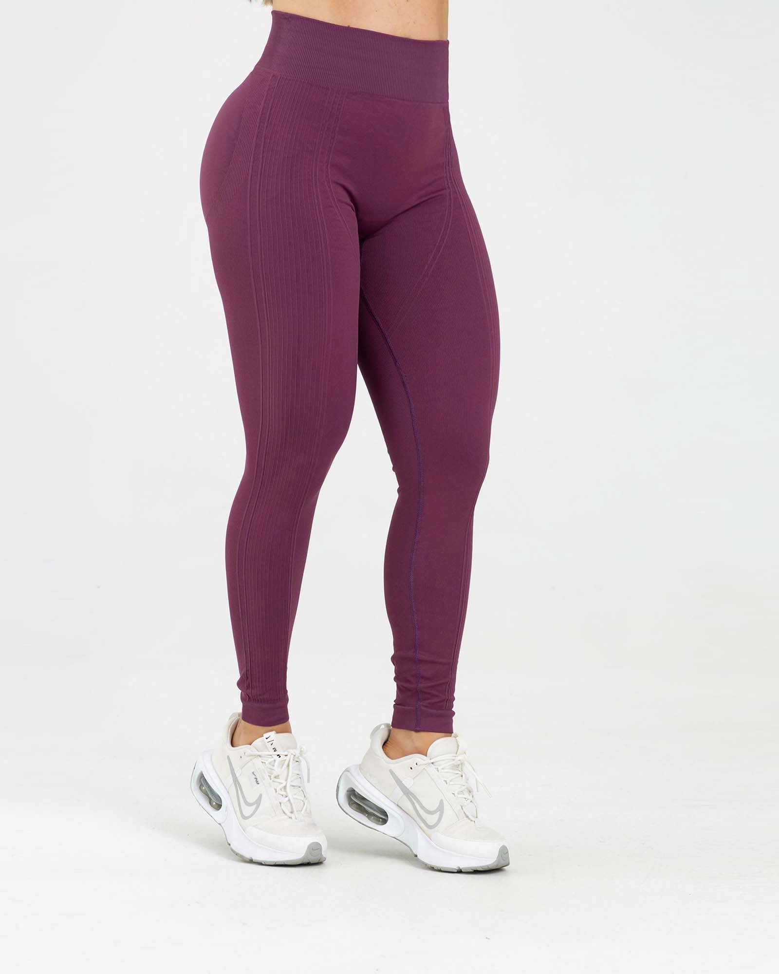 Leggings seamless sculpt vinotinto burgundy level up FIBER