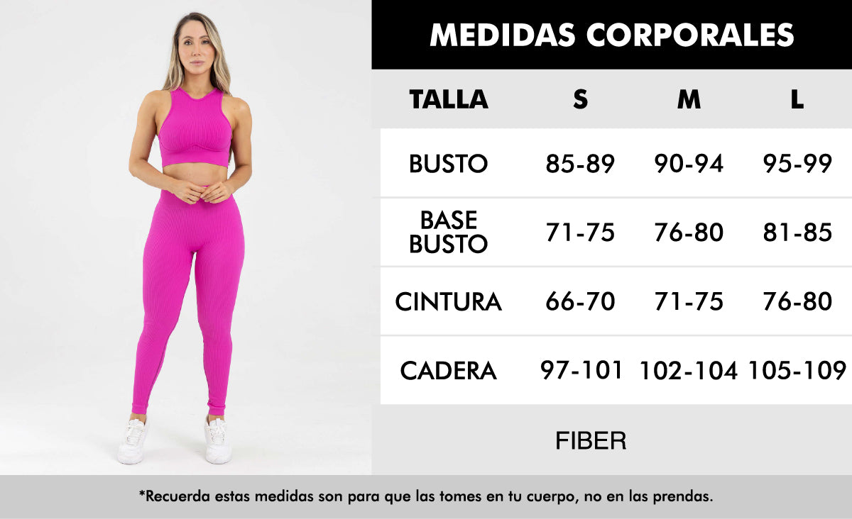 Leggings seamless flow fucsia level up FIBER