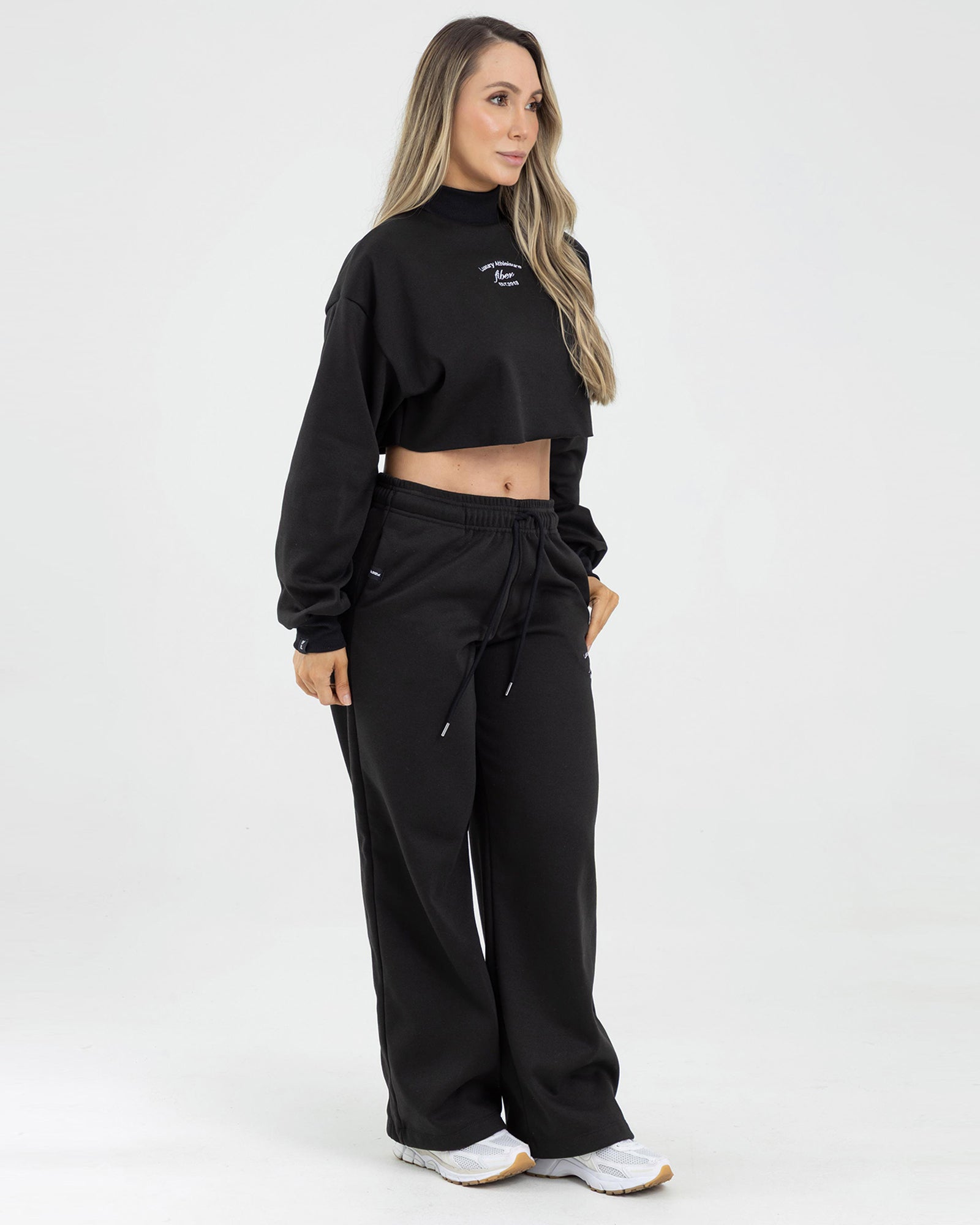 Pantalón lounge negro nivel up FIBER