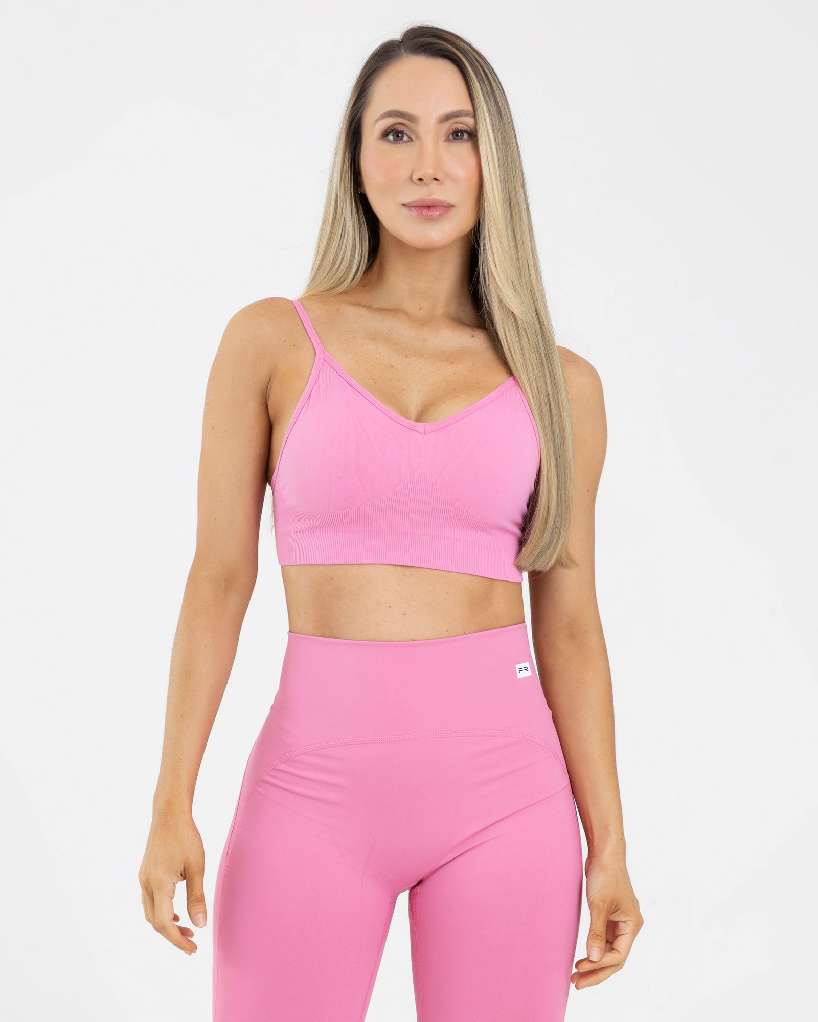 Top seamless sculpt rosa cosmos level up FIBER