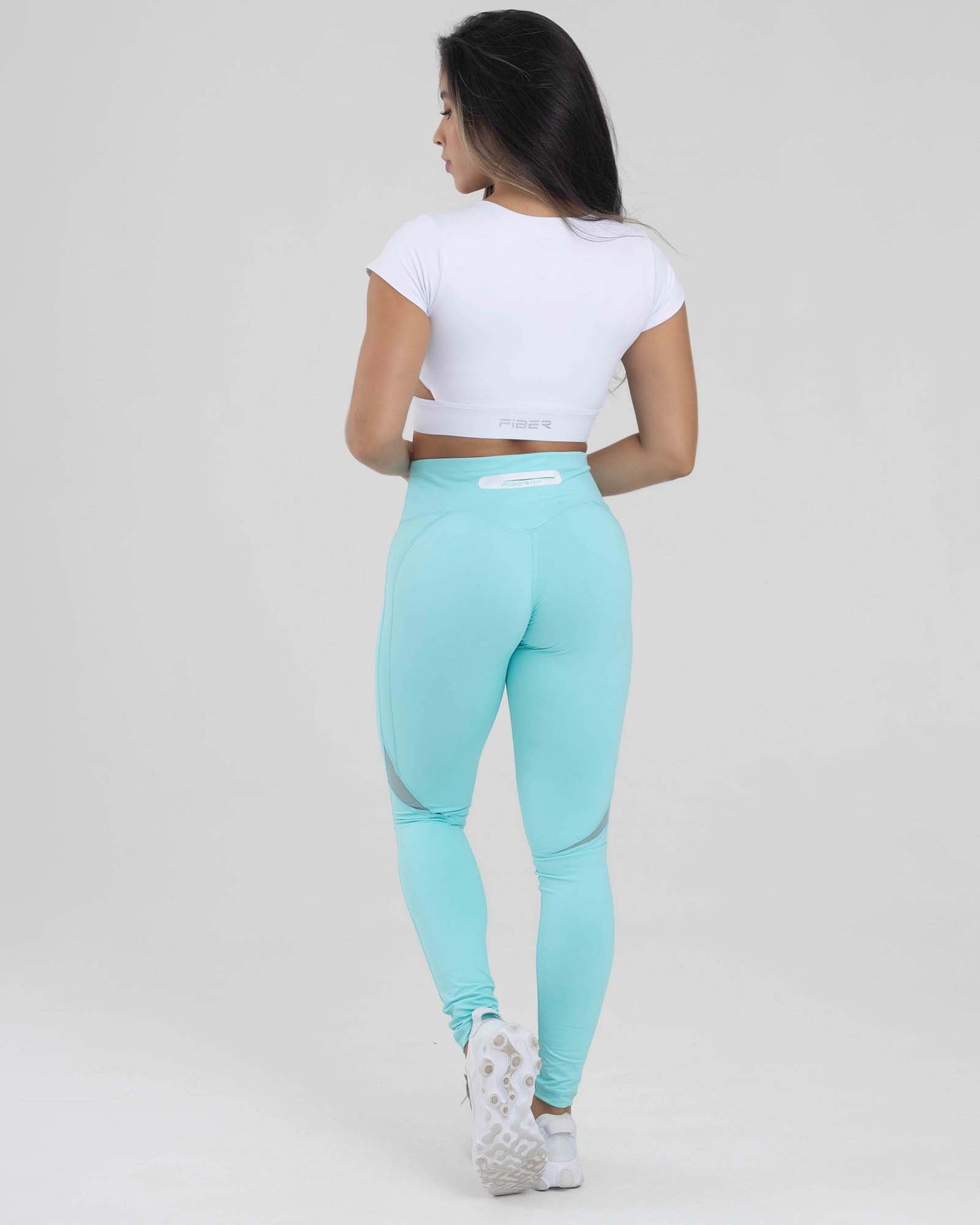 Leggings net menta adventure FIBER