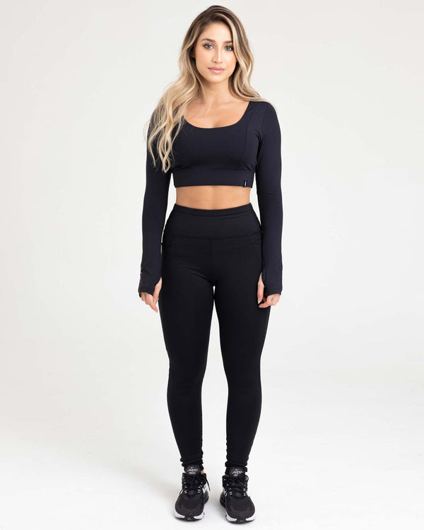 Leggings negro minimalist FIBER