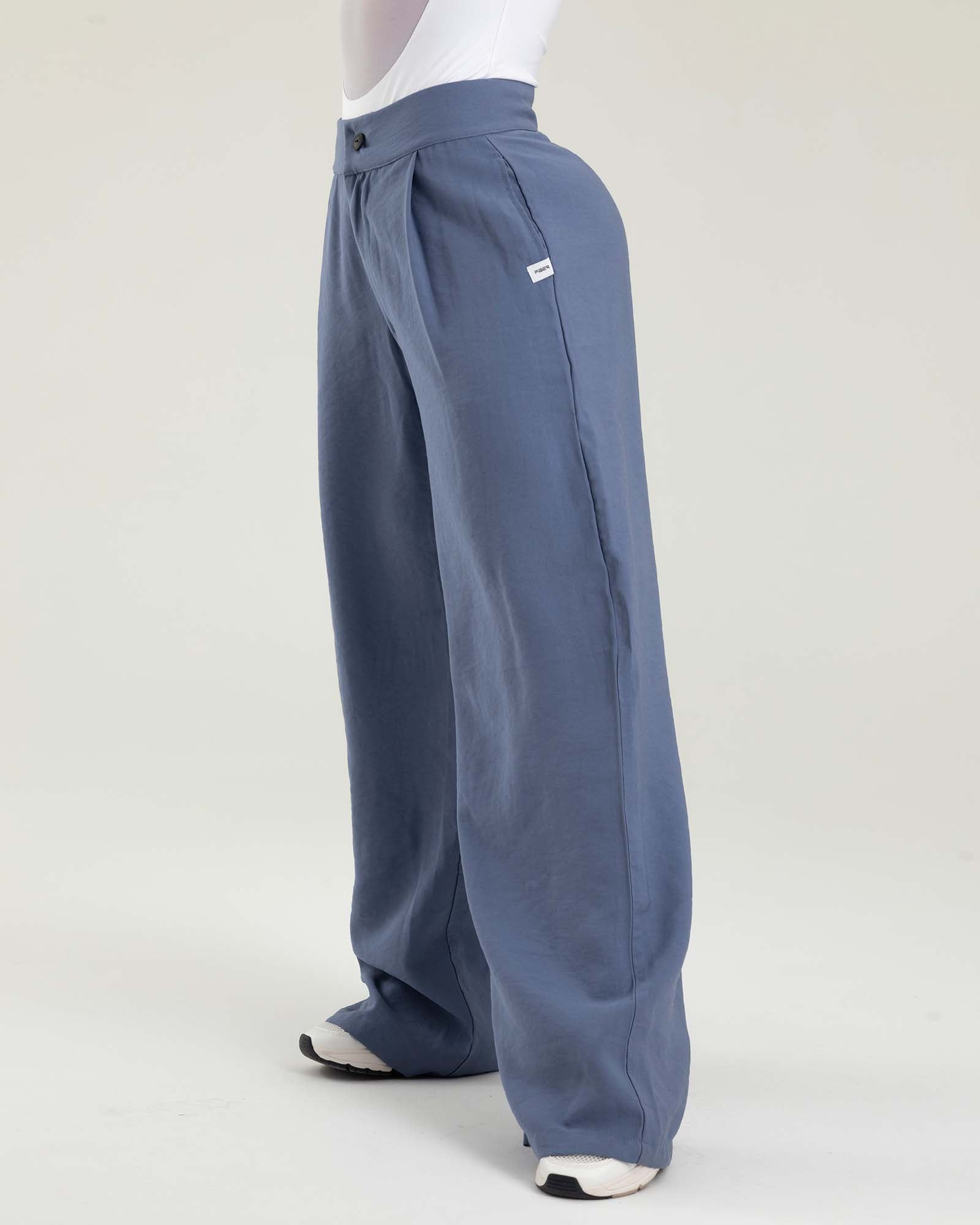 Pantalón casual minimalist azul elemental FIBER